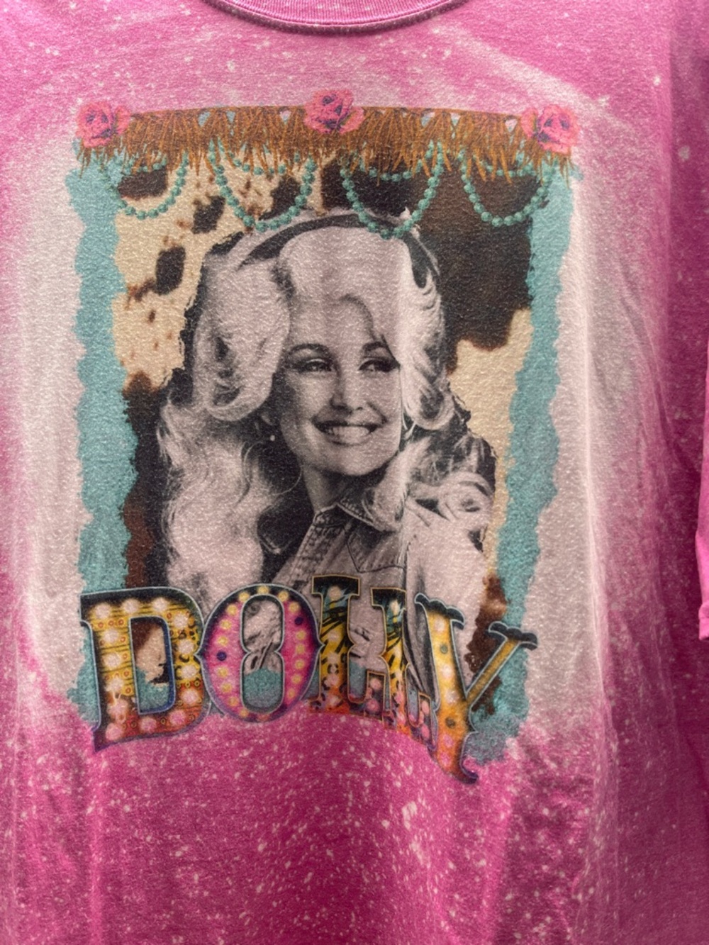 Womens Dolly Parton Shirt. Size XL - Picture 2 of 4